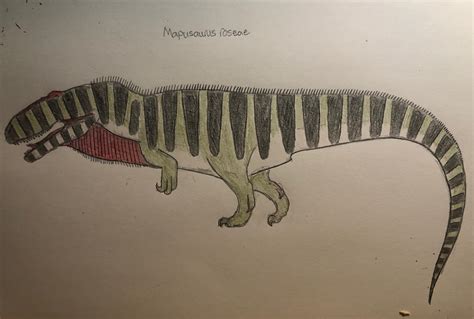 Drawing of Mapusaurus by MakairodonX on DeviantArt