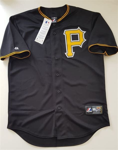 MAJESTIC Pittsburgh Pirates MLB Official Baseball Jersey Shirt ...