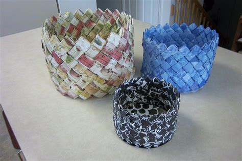 Woven Paper Basket : 18 Steps - Instructables