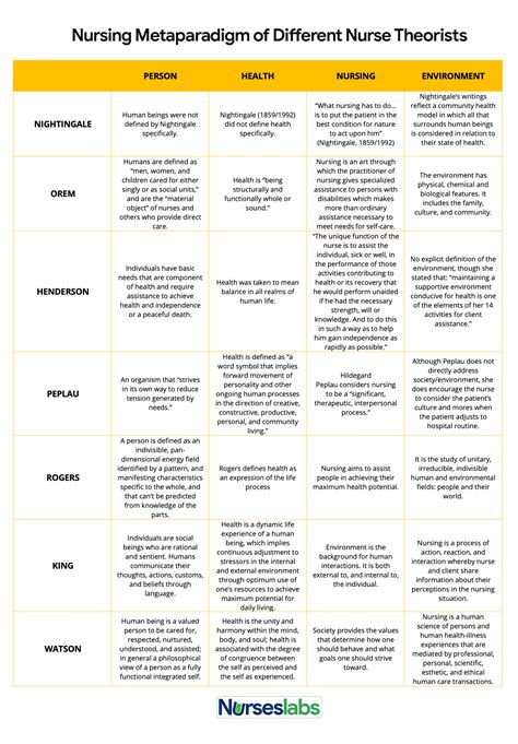 Comparative Nursing Theories - PSYCH-MENTAL HEALTH HUB