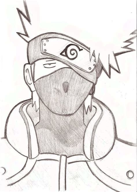 Kakashi Drawing Easy at GetDrawings | Free download