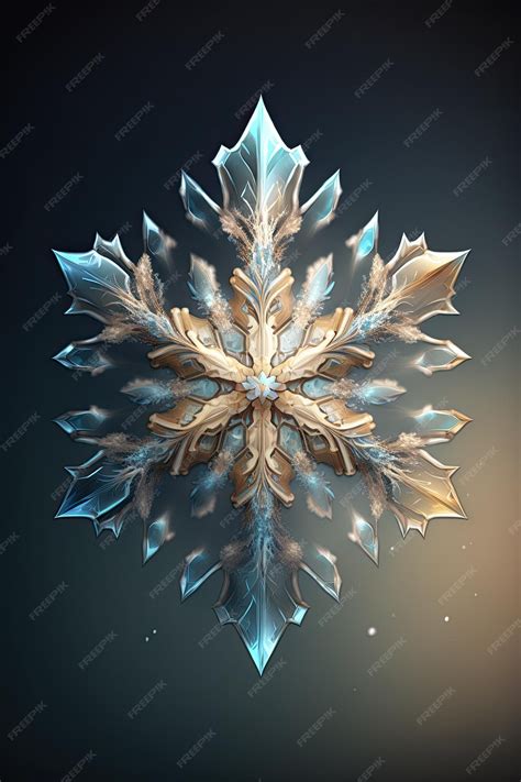 Premium AI Image | Snowflake