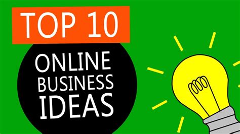 Top 10 Best Online Business Ideas to Start a Small Business - YouTube