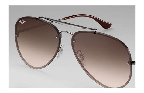 Ray-Ban Blaze Aviator in Brown for Men - Lyst