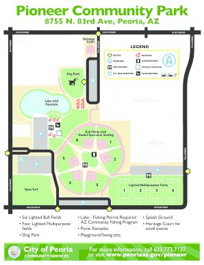 Pioneer Community Park Map - Fill Online, Printable, Fillable, Blank ...