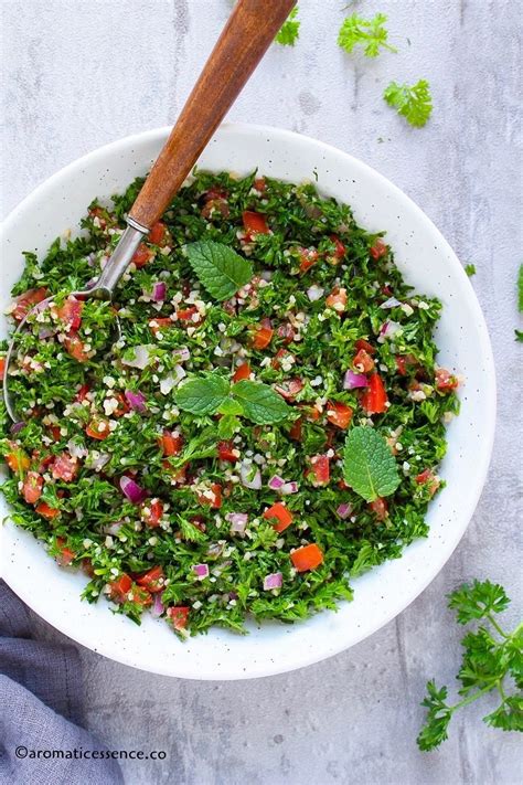 Tabouli Salad {Lebanese Tabbouleh Salad} - Aromatic Essence