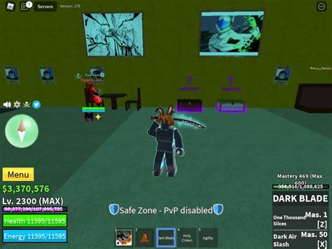 Roblox Blox Fruits Unverified 13+ | Dark Blade v3 | Level 2300 ...