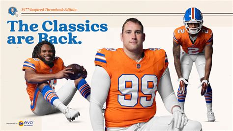 Broncos unveil 1977 throwback uniform honoring Orange Crush era