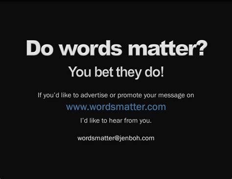 Words Matter – Jennifer Bohanan, Editor & Writer