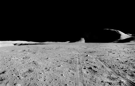 black and white concrete surface #Apollo #Moon #landscape #2K # ...