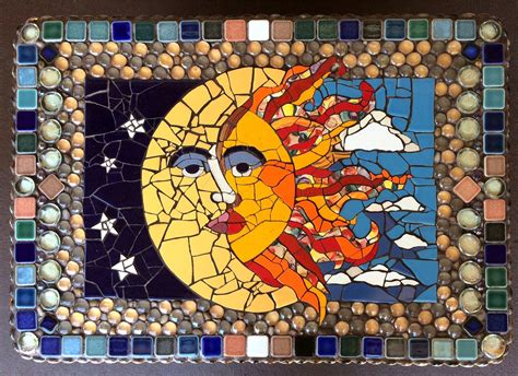 SALE Sun and Moon Mosaic Table | Etsy