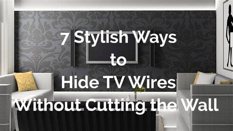 How To Hide Cords On Wall - Wall Design Ideas