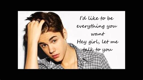 Boyfriend Justin Bieber Lyrics - YouTube