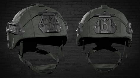 ArtStation - MILITARY Game Ready ACH Tactical Helmet Low-poly 3D model ...