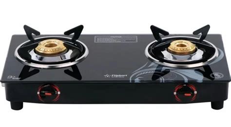 Pigeon 2 Burner Glass Top Gas Stove at Rs 1250 | Two Burner Gas Stoves ...