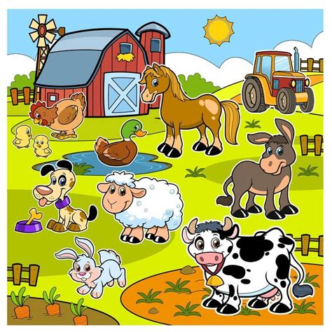 Cool Farm Animal Clipart For Teachers Exploring Emotions Through Activities