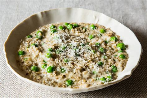 Peas Porridge Hot (Oat Risotto with Peas) Recipe on Food52