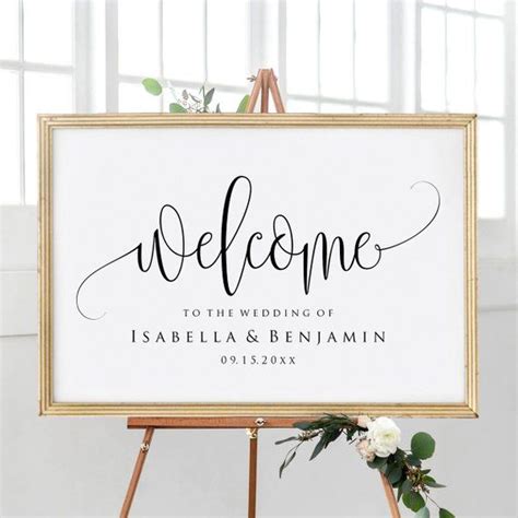 Welcome Sign Board - Wedding Welcome Sign - wedding welcome board ...