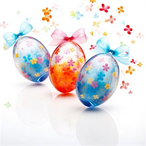 Premium AI Image | A group of colorful easter eggs on a black ...