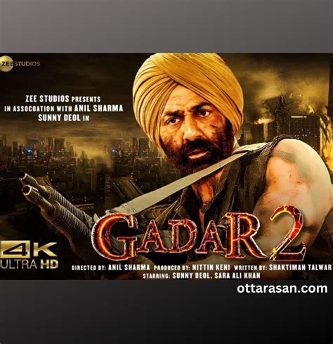 Gadar 2: The Katha Continues Movie OTT Release Date - OTT Platform Name