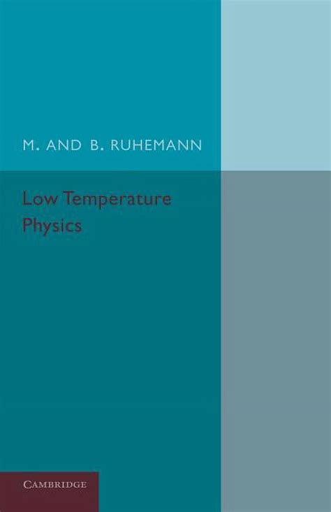 Low Temperature Physics (Paperback) - Walmart.com