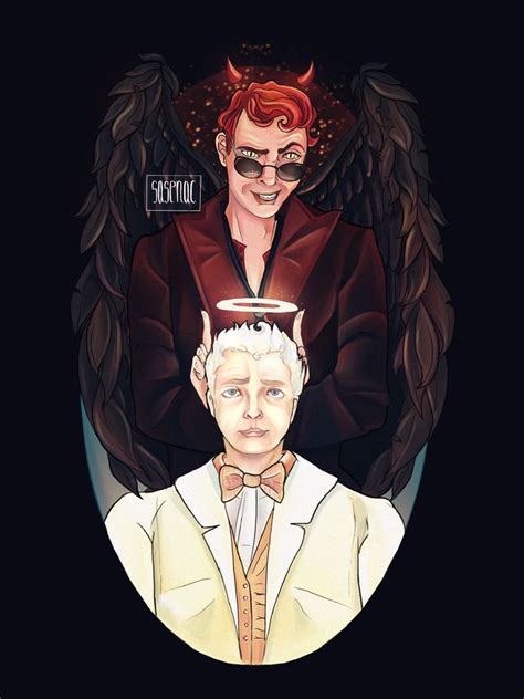 Good Omens fan art by s@asenac on instagram