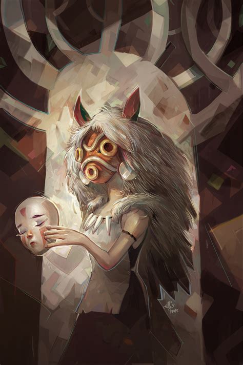 ArtStation - Princess Mononoke fan art