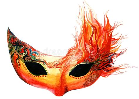 Fire Mask Stock Photography - Image: 13879052