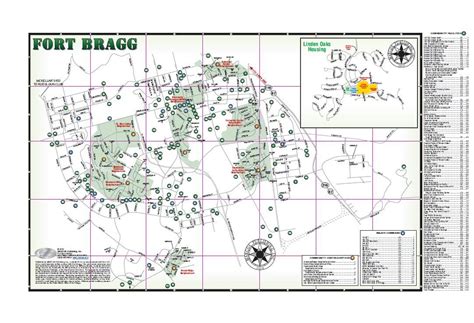 Fort Bragg Gate Map