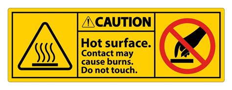 Caution Hot Surface Vector Art, Icons, and Graphics for Free Download