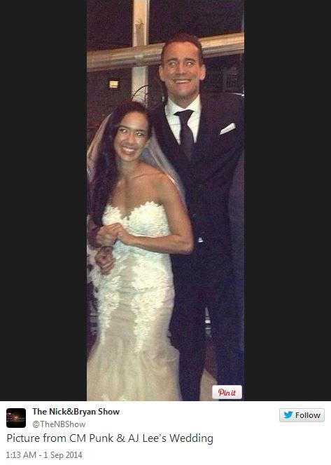 Leaked Photo From CM Punk And AJ Lee's Wedding - StillRealToUs.com