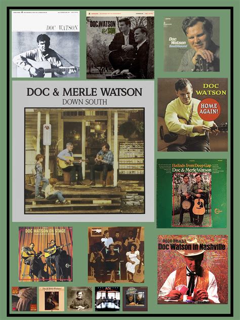 Doc Watson LP Cover Poster - Etsy