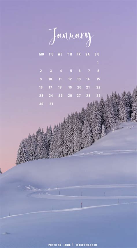 🔥 Free download January Wallpaper Ideas for Pastel Sky Snow Wallpaper ...