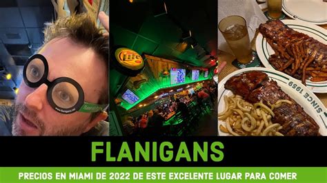 Flanigans: precios de las mejores RIBS en la zona de Miami - YouTube