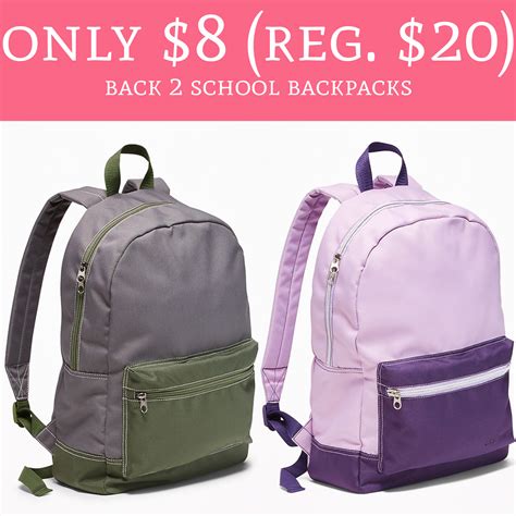 Only $8 (Regular $20) Back 2 School Backpacks - Deal Hunting Babe