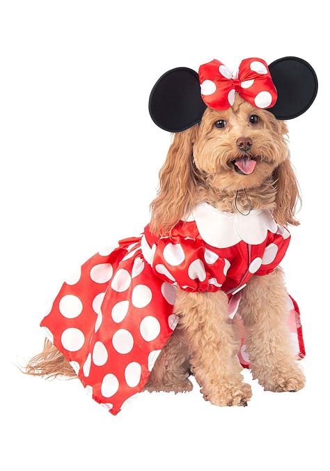 Pet Minnie Mouse Costume | Mickey Mouse and Minnie Mouse Costumes