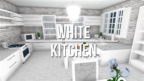 ROBLOX | Welcome to Bloxburg: White Kitchen 21k - YouTube