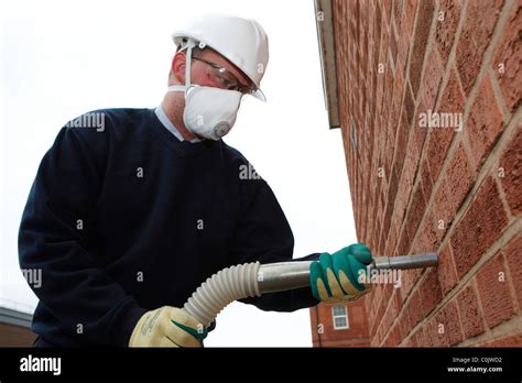 Cavity Wall Insulation Stock Photo - Alamy