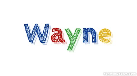 Wayne Logo | Free Name Design Tool from Flaming Text