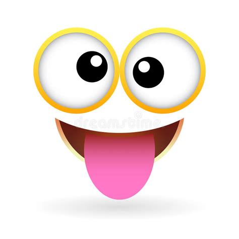 Silly Foolish Face Vector Cartoon Stock Vector - Illustration of ...