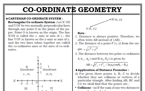 Coordinate Geometry Formulas Pdf Free - softenjoy