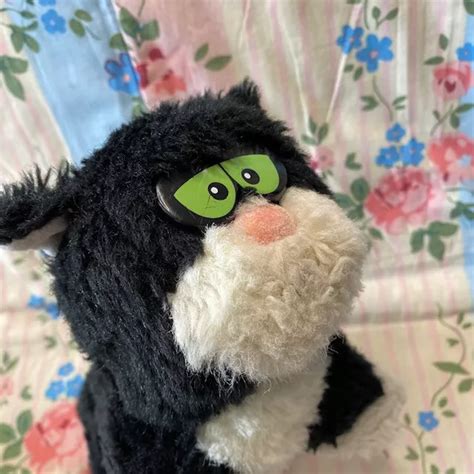 VINTAGE 1994 BLACK & White Postman Pat Jess The Cat Soft Plush Toy ...