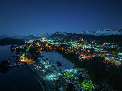 Downtown Kodiak - Night 2 Photograph by Ken Leeper - Pixels