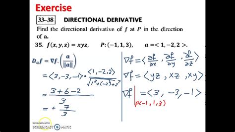 Directional Derivative