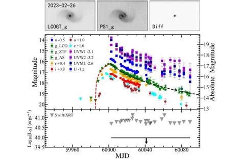 New tidal disruption event discovered by Chinese astronomers