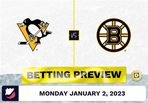 Penguins vs. Bruins Prediction and Odds - Jan 2, 2023