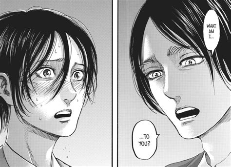 aot attack on titan manga panel eren mikasa eremika | Attack on titan ...