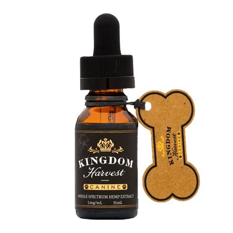 CBD Oil For Dogs | CBD Pet Tincture | Kingdom Harvest - CBD Online ...