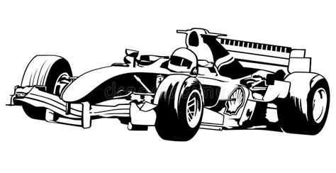 Formula One Car Outline Stock Illustrations – 861 Formula One Car ...