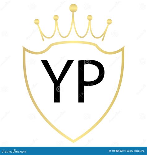 YP Letter Logo Design with Simple Style Stock Vector - Illustration of ...